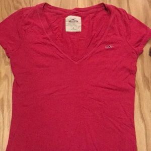 Holister small pink tee shirt cotton